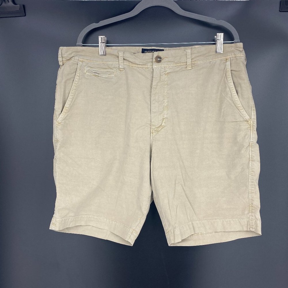 American Eagle Outfitters Khaki Flat Front Men’s Shorts